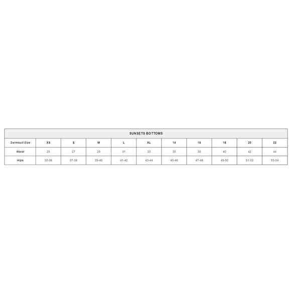 Sunsets Tuscan Red Hannah High Waist NWT SIZE 14 16 - Picture 3 of 3